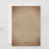 ウッドオールド素朴紙スクリプトメリークリスマス シーズンカード (裏面)