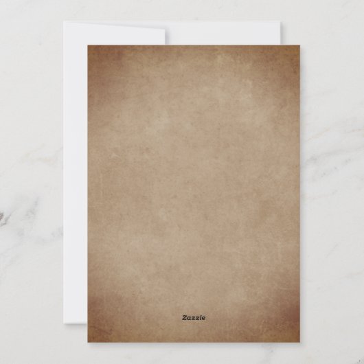 ウッドオールド素朴紙スクリプトメリークリスマス シーズンカード (裏面)