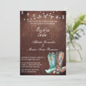 ウッドカウボーイスペインの素朴ブーツ 招待状 (スタンド正面)