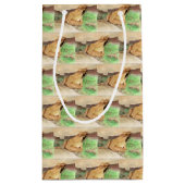 ウッドカエルの水色 スモールペーパーバッグ (裏面)