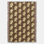 ウッドカエル スローブランケット (正面縦)