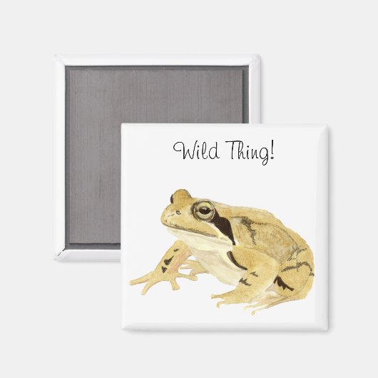 ウッドカエル マグネット (正面/裏面)