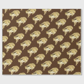 ウッドカエル ラッピングペーパー (フラット)