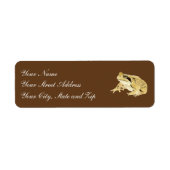 ウッドカエル ラベル (正面)