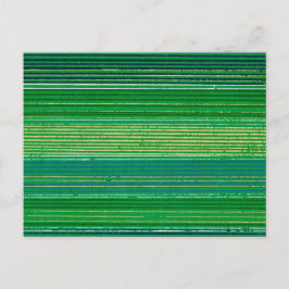 ウッドカストライプの日本のット織物 ポストカード