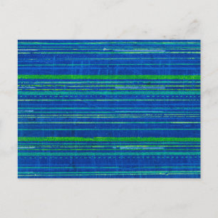 ウッドカストライプの日本のット織物 ポストカード