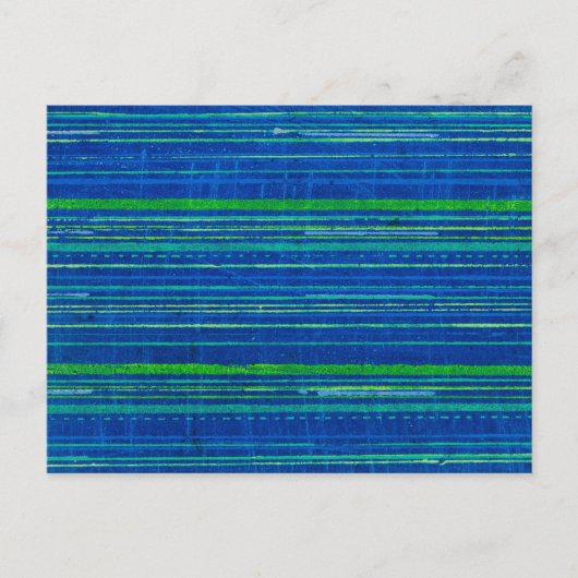 ウッドカストライプの日本のット織物 ポストカード (正面)