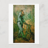 ウッドカッター（ミレット後） F670ファンゴッホファインアート ポストカード (正面)