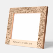 ウッドカットのレーザーエッチング レーザー彫刻フレーム (左)