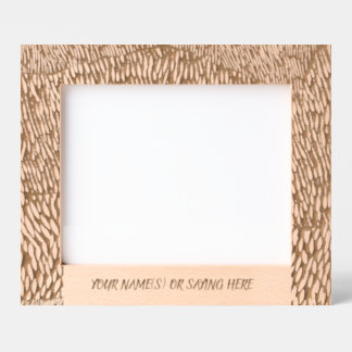 ウッドカットのレーザーエッチング レーザー彫刻フレーム