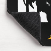 ウッドカットビクトリアンチキンロースターマウスパッド マウスパッド (コーナー)