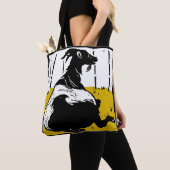 ウッドカットビクトリアンヤギバッグ トートバッグ (クローズアップ)