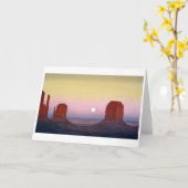 ウッドカット,吉田,モニュメントバレー カード (黄色い花)