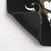 ウッドカビクトリアンット牛マウスパッド マウスパッド (コーナー)