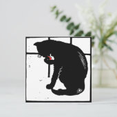 ウッドカビクトリアンット農畜動物ブラックキャット 案内状 (スタンド正面)