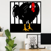 ウッドカビクトリアンット飼育動物のオンドスター ポスター (ホームオフィス)