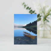 ウッドカヤックアットドーンビーチ ポストカード (スタンド正面)