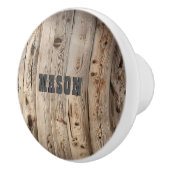 ウッドカントリー素朴ウェスタンテーマ セラミックノブ (右)