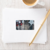 ウッドカントリー素朴クリスマススターベル ラベル (インサイチュ)