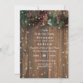 ウッドカントリー素朴クリスマスパインガーランドスパークル (正面)