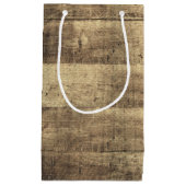 ウッドカントリー素朴バーンボードファーム結婚式の引き出物 スモールペーパーバッグ (正面)