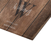 ウッドカントリー素朴ファミリーモノグラム カッティングボード (角)