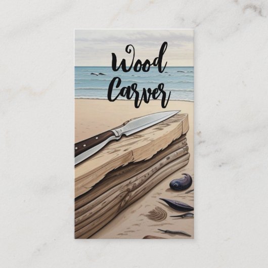 ウッドカーバー 名刺 (正面)