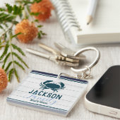 ウッドカ素朴ニファミカスタムリーコースタル キーホルダー (正面右)