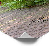 ウッドガゼボ熱帯植物林ポスター ポスター (角)