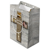 ウッドクロス素朴ファースト聖餐式 ミディアムペーパーバッグ (裏面アングル)