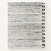 ウッドクロス素朴ファースト・ホーリー・コミュニオンフォト ノートブック (裏面)