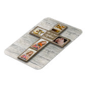 ウッドクロス素朴ファースト・ホーリー・コミュニオンフォト マグネット (左側)