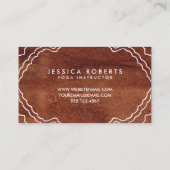 ウッドグフェイクレインヨガカッコいい先生 名刺 (裏面)