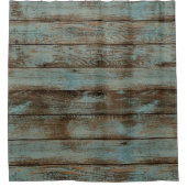 ウッドグリーン素朴シャワーカーテン シャワーカーテン (正面)