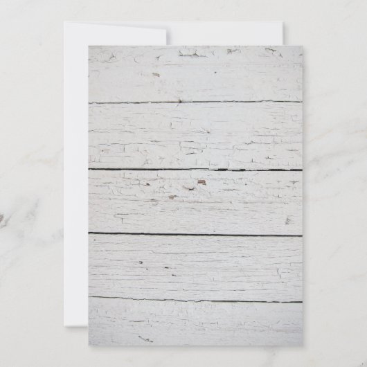 ウッドグリーン素朴リータイポグラフィベビーシャワー招待状 (裏面)