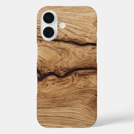ウッドグレインのテクスチャーが特徴的なスマホケース Case-Mate iPhoneケース (裏面)