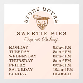 ウッドグレインベーカリースタンドミキサーストア時間 ウィンドウサイン