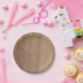 ウッドグレイン紙プレート ペーパープレート (パーティー)