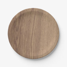 ウッドグレイン紙プレート ペーパープレート