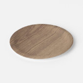 ウッドグレイン紙プレート ペーパープレート (アングル)