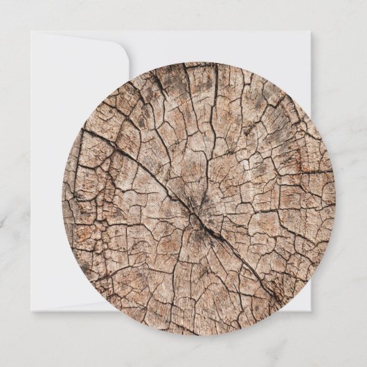 ウッドグレイン素朴ズ結婚ボホブラック招待状 セーブザデート (裏面)