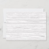 ウッドグレイン結婚式招待状 招待状 (裏面)