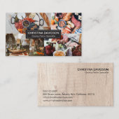 ウッドグレージングプラッターフォトショーケモダンース 名刺 (正面/裏面)