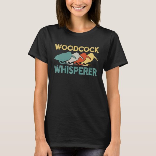 ウッドコックバードレトロヴィンテージ Tシャツ (正面)