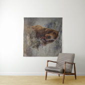 ウッドコック付きアイリッシュセッター タペストリー (インサイチュ(横))