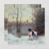 ウッドコック狩りとGSP シーズンカード (正面/裏面)