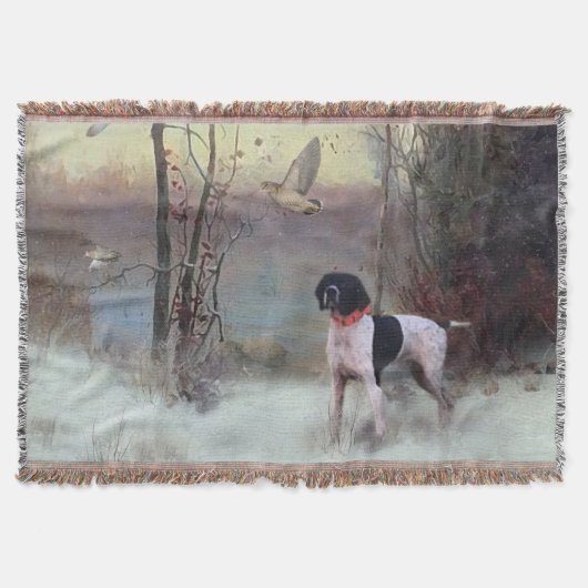 ウッドコック狩りとGSP スローブランケット (正面)