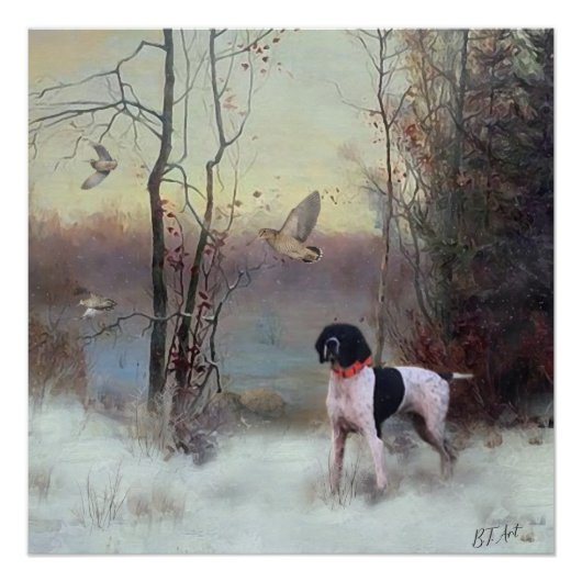 ウッドコック狩りとGSP ポスター (正面)