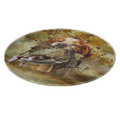 ウッドコック狩りウィズブリタニースパニエル犬 カッティングボード (角)