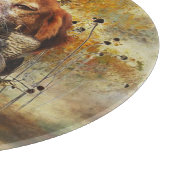 ウッドコック狩りウィズブリタニースパニエル犬 カッティングボード (角)